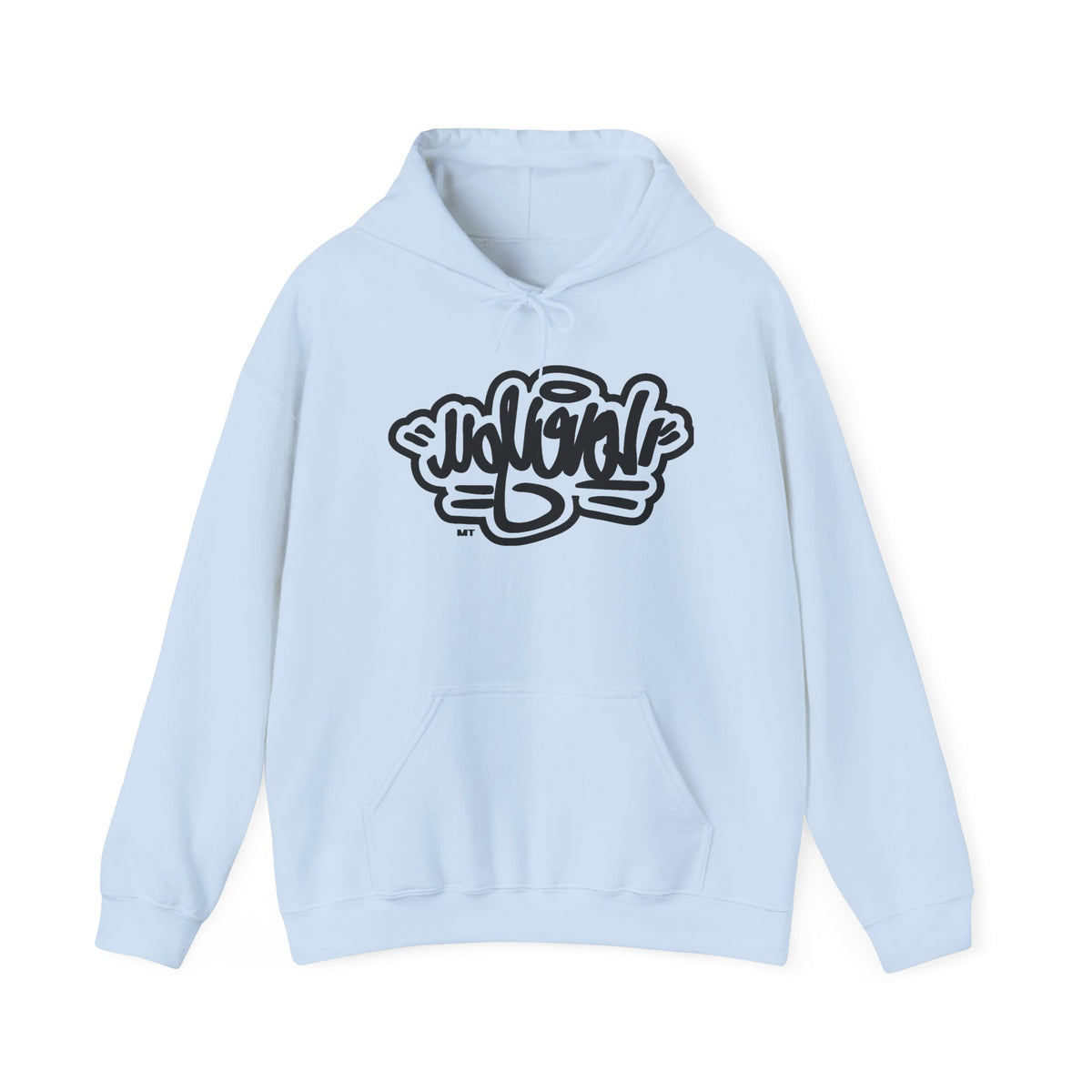 Graffiti Script Hoodie — Bold Street-Style 'Wildcat' Graphic