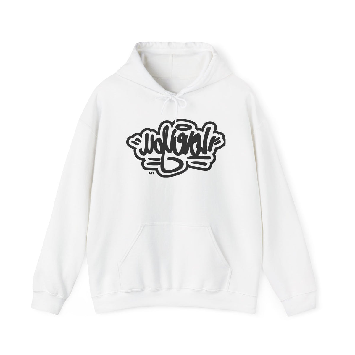 Graffiti Script Hoodie — Bold Street-Style 'Wildcat' Graphic