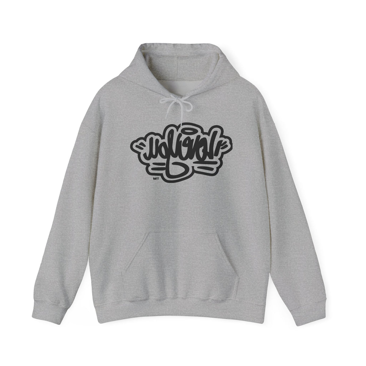 Graffiti Script Hoodie — Bold Street-Style 'Wildcat' Graphic