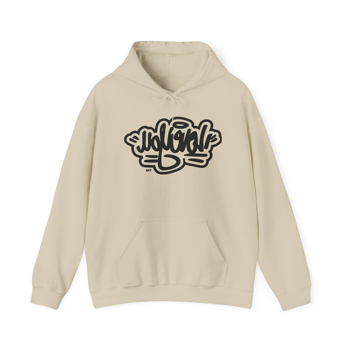 Graffiti Script Hoodie — Bold Street-Style 'Wildcat' Graphic