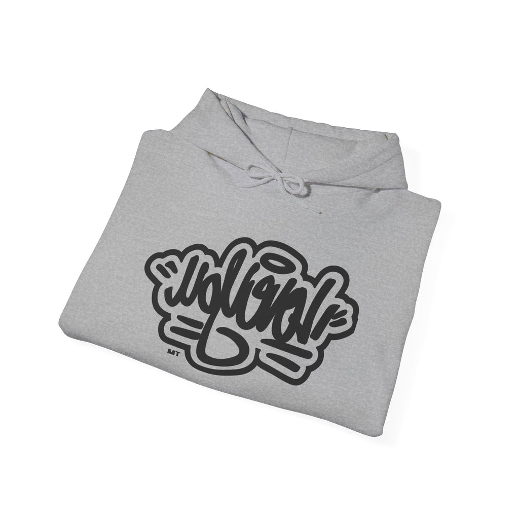 Graffiti Script Hoodie — Bold Street-Style 'Wildcat' Graphic