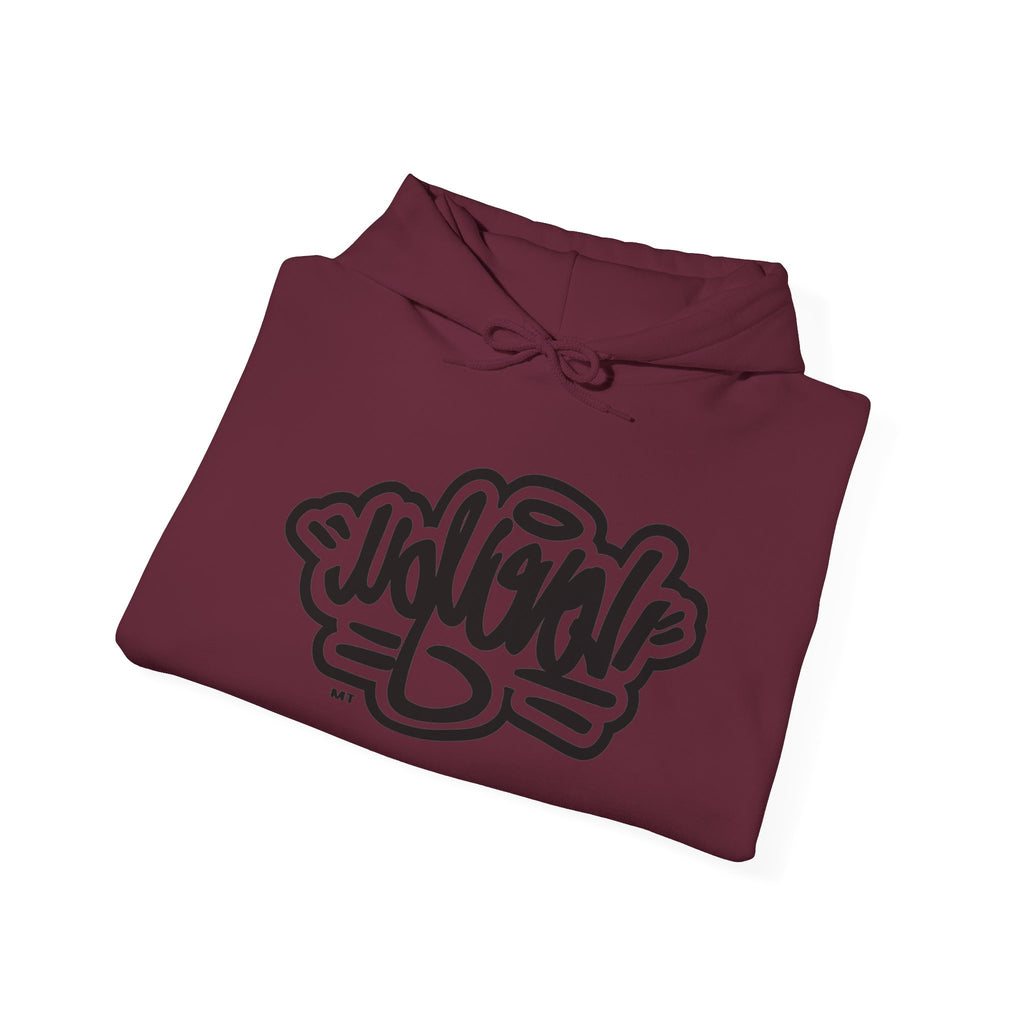 Graffiti Script Hoodie — Bold Street-Style 'Wildcat' Graphic