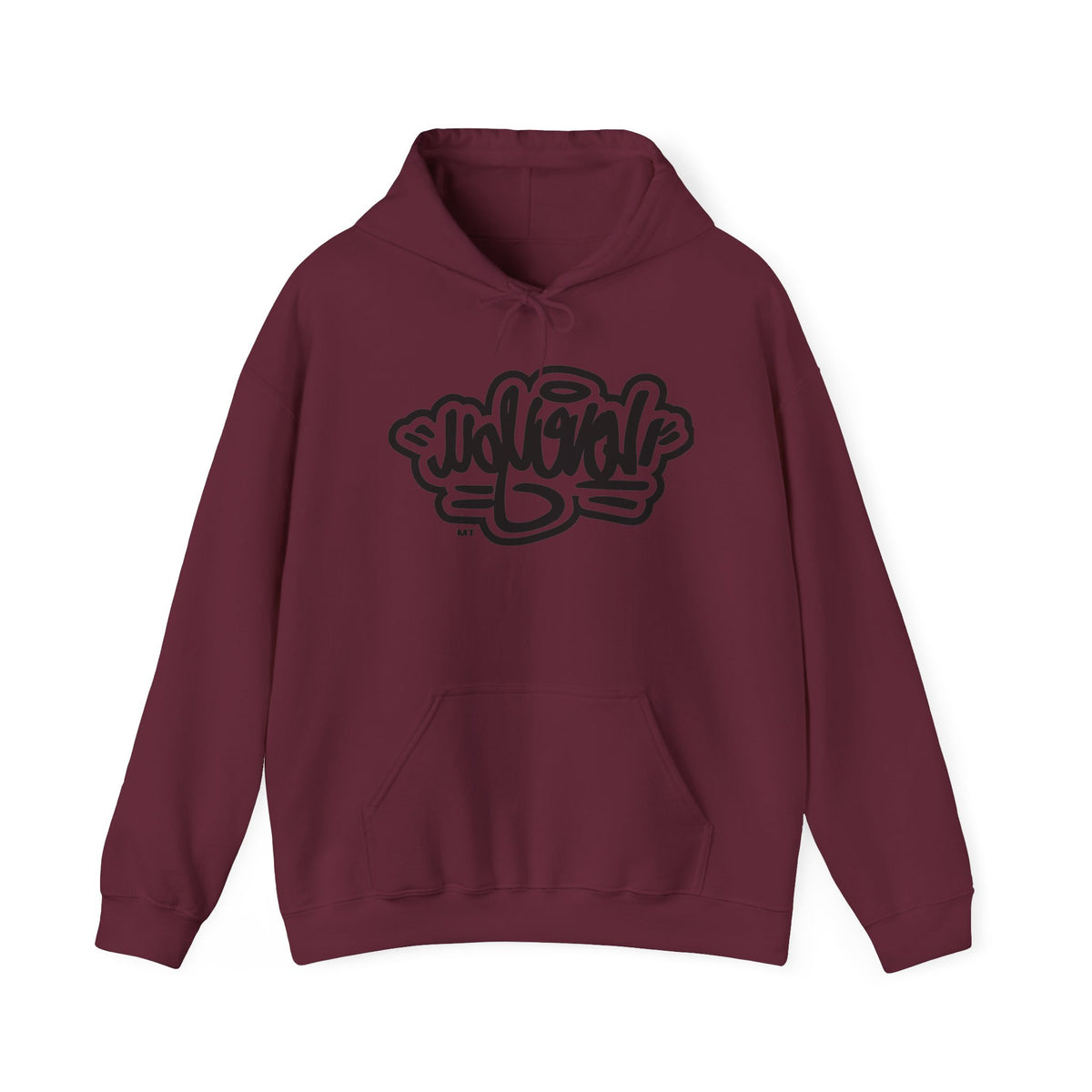 Graffiti Script Hoodie — Bold Street-Style 'Wildcat' Graphic
