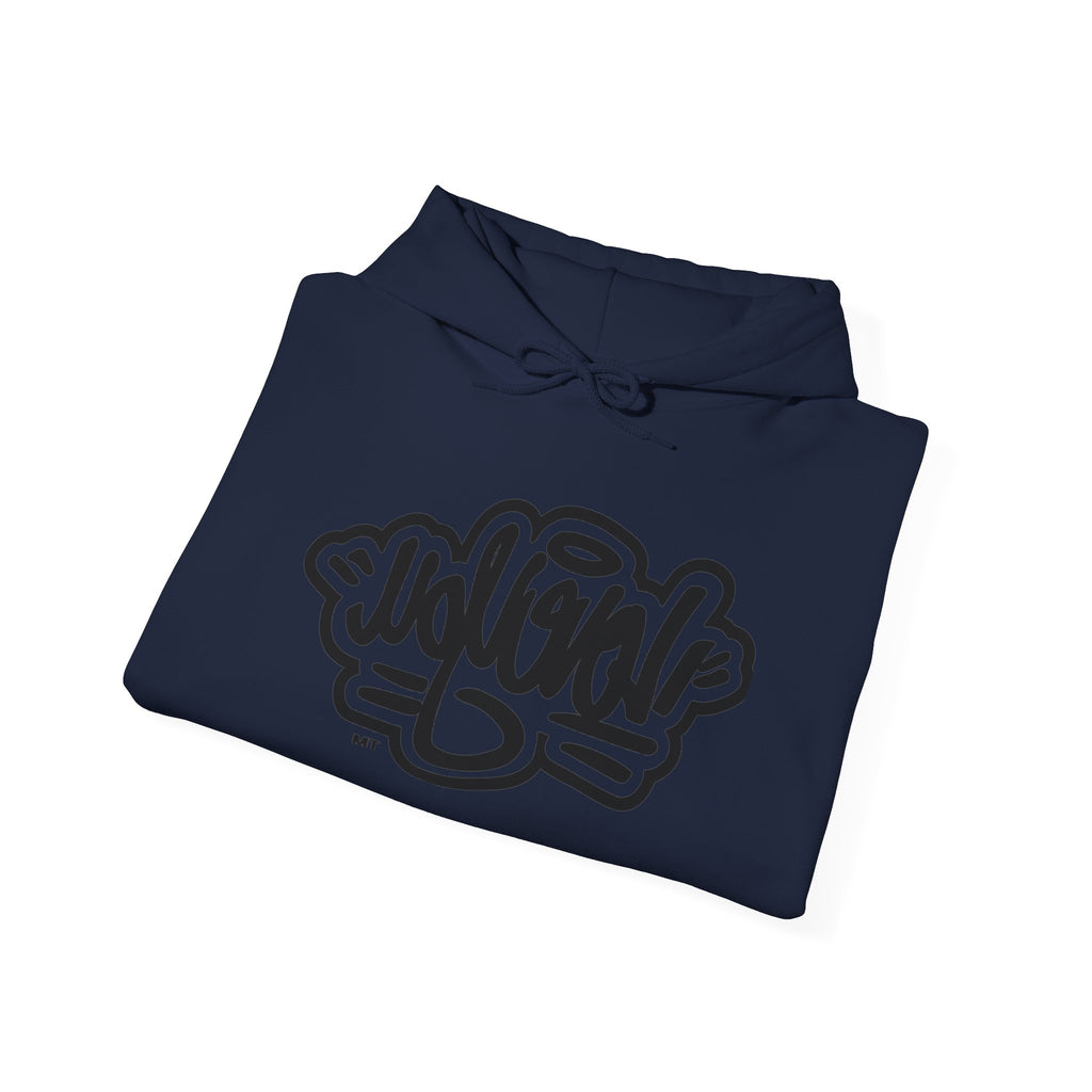 Graffiti Script Hoodie — Bold Street-Style 'Wildcat' Graphic