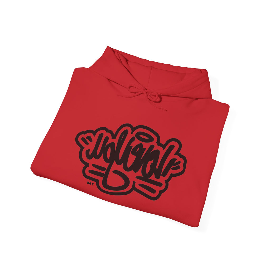 Graffiti Script Hoodie — Bold Street-Style 'Wildcat' Graphic