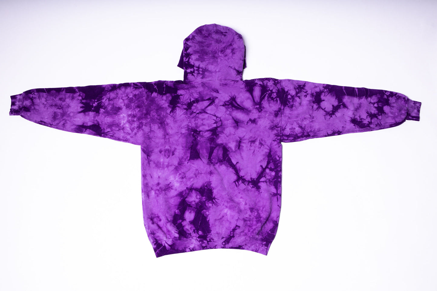 I Love You Purple Crystal Tie-Dye Hoody