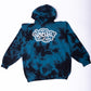 I Love You Teal Crystal Tie-Dye Hoody